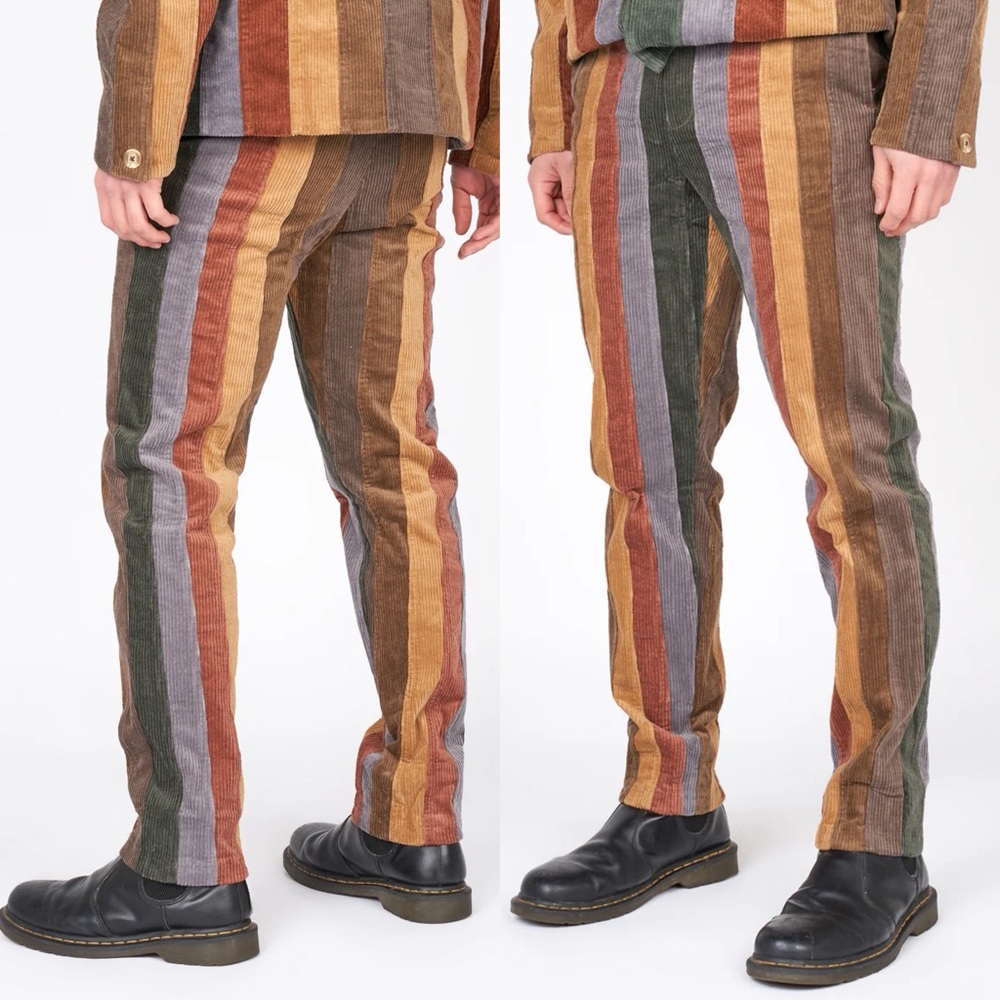 Y.T.G Vertical Paneled Corduroy Pants Sz M/29”